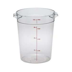  Round Food Storage Containers 8 qt. (RFSCW8) Category Food Storage 