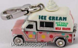 JUICY COUTURE ICE CREAM TRUCK CHARM NWT OPENS UP SILVER Bracelet 