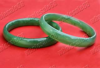 Retro wholesale lots Jewelry jade green charm bangle VTG bracelet Cuff 