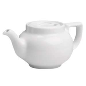   White Hall China #12 16 oz. Boston Teapot 12 / CS