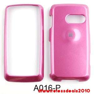 FOR LG RUMOR TOUCH CASE COVER SKIN FACEPLATE HARD PINK  