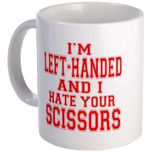 Left Handed Scissors Humor Mug by   Kitchen 