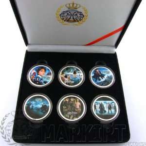 HARRY POTTER PHOTO 6 COIN SET GIFT SYP217