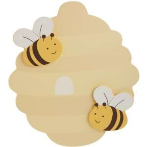  Kids Line Cute as Can Bee Wall Art 3D, Yellow Baby