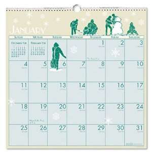  House of Doolittle Illustrated Wall Calendar Office 