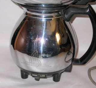   Sunbeam Coffeemaster Model C 30A Vacuum Coffee Maker Percolator  