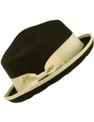   Flip Up Flip Down Beach Summer Bucket Cloche Fedora Packable Hat Black