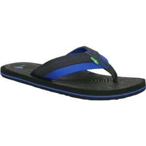  Sanuk Chase Mens Sandal Sports Wear Footwear   Black/Blue 