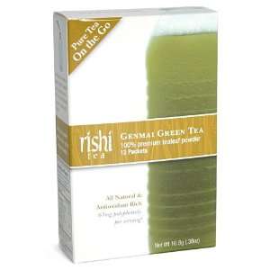 Rishi Genmai Green Tea, Tealeaf Powder Grocery & Gourmet Food