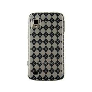 Hard Candy Wrap On TPU Skin Phone Case Cover Clear Checkered For ZTE 
