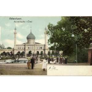  1910 Vintage Postcard Tivoli Concert Hall   Copenhagen 