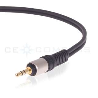   6FT 1/8 3.5mm Stereo Audio Extension Patch Cable Plug Mini Jack M/M