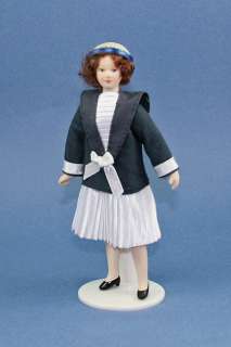 Dollhouse Miniature Porcelain Lady Doll #WCPD142  