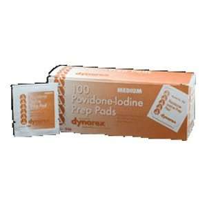  Dynarex Povidone Iodine Prep Pad, Medium   100 pcs. per 