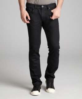 Cult of Individuality black Japanese salvage denim Rocker slim jeans