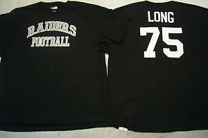 2522 Mens 100% Licensed NFL Apparel Raiders HOWIE LONG Jersey Shirt 