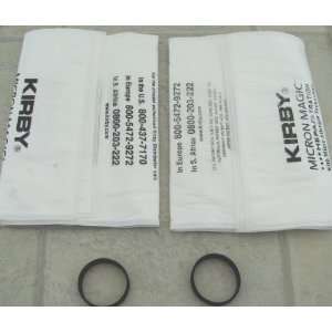  Brand NEW 6 3M HEPA Kirby Vacuum Cleaner Bags W 2 Belts 