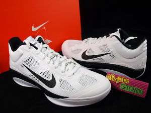Nike Zoom Hyperfuse Low X White Black US9.5~11.5 Basketball 452872111 