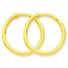 14k Yellow Gold Non Pierced Hoop Earrings. Gold Weight 