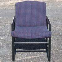   original blue orange checkered pattern fabric upholstery price