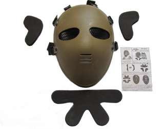 ALIEN FULL SAFETY IMPACT RESISTANCE FACE MASK AIRSOFT  