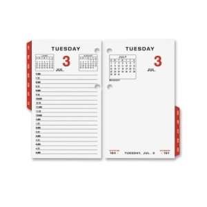  At A Glance Loose Leaf Desk Calendar Refill   AAGE01750 