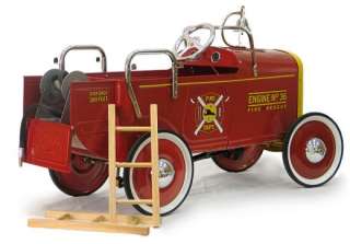   HIGH QUALITY REPLICA FIRE ENGINE PEDAL CAR TRUCK RIDE ON TOY  
