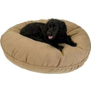    Snoozer Luxury Round Pillow Pet Bed, Small, Tan Maze