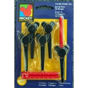  Disney Mickey Mouse Unlimited Candles and Candle Holders 