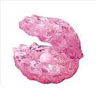 3D PUZZLE 48 PIECES Pink Pearl Shell / CRYSTAL PUZZLES