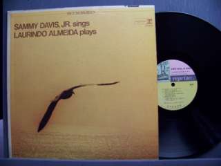SAMMY DAVIS,JR. sings/LAURINDO ALMEIDA plays   Stereo LP JAZZ 