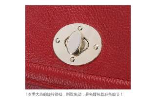 Womens Genuine Leather Zipper Handbag Messenger BAG Tote Shoulder 