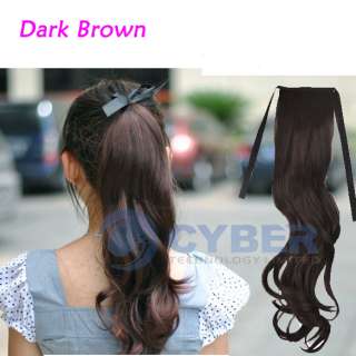   Curly Ponytail Pony Synthetic Fiber Hair Extensions Fashional  