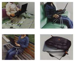 Laptop Buddy Portable Laptop PC Table Bed Side Compact  