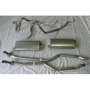    Dual Exhaust System   stainless steel   with 2 mufflers Automotive