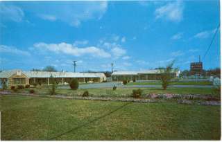 Miles North Of Charlotte NC Romany Motel Courts Postcard.On US 29 