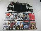 Tested + Working Sony PlayStation PS 2 Black Console + 