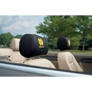 82036   Notre Dame Headrest Covers Set Of 2  Sports 