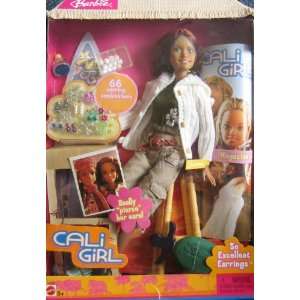 Barbie Cali Girl SUMMER So Excellent Earrings Doll w Ear Piercer, 66 