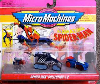 Spiderman Micro Machines Action Micro Figure Vehicles 2  