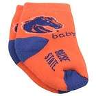 Boise State Broncos Infant Orange Royal Blue Team Logo Bootie Socks 