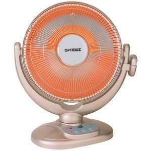  New OPTIMUS H 4438 14 OSCILLATING DISH HEATER WITH REMOTE 