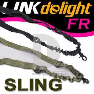 Tactical Single Point Mission Rifles Adjustable Sling System Bungee 