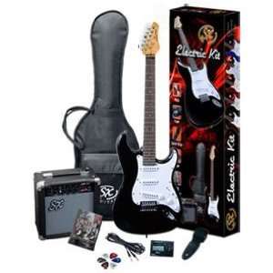  Electric Guitar Package with Guitar, Amp, Bag and 