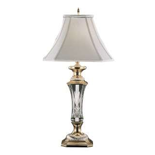 Waterford Florence Court Table Lamp Brass Finish NIB Mint  