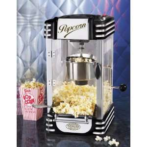   Retro Style Kettle Popcorn Maker RKP630BLK