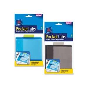  CD pocket with write on Note Tab offers portable storage 