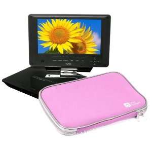   Dual Zip Portable DVD Player Carry Case For Xoro HSD 7790: Electronics