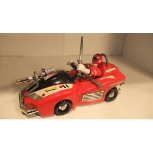   RANGER RED TURBO CART WITH RED POWER RANGERS FIGURE: Toys & Games