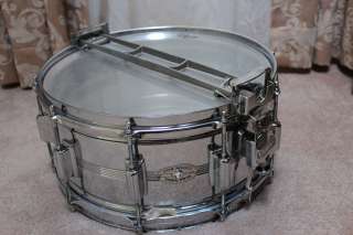 1960 70s ROGERS DYNA SONIC CUSTOM BUILT SNARE DRUM with CASE  